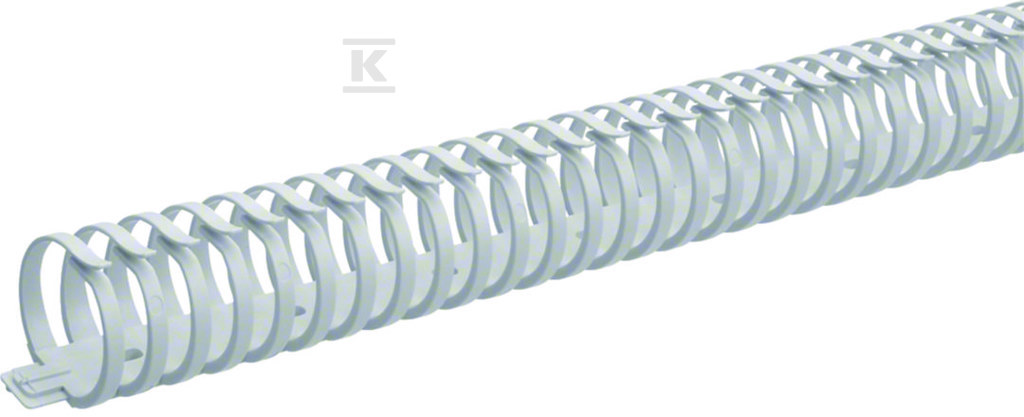 VK flex 40 comb duct, 500 mm long, gray - M5693